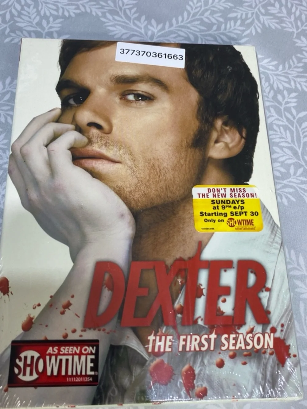 Dexter: The First Season DVD - White & Red Packaging